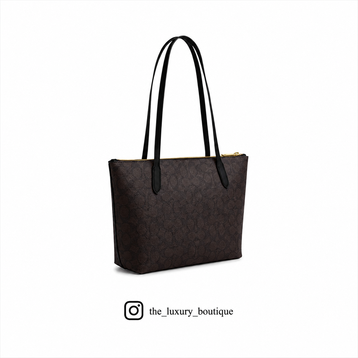 Fiona Zip Tote Bag In Signature Canvas