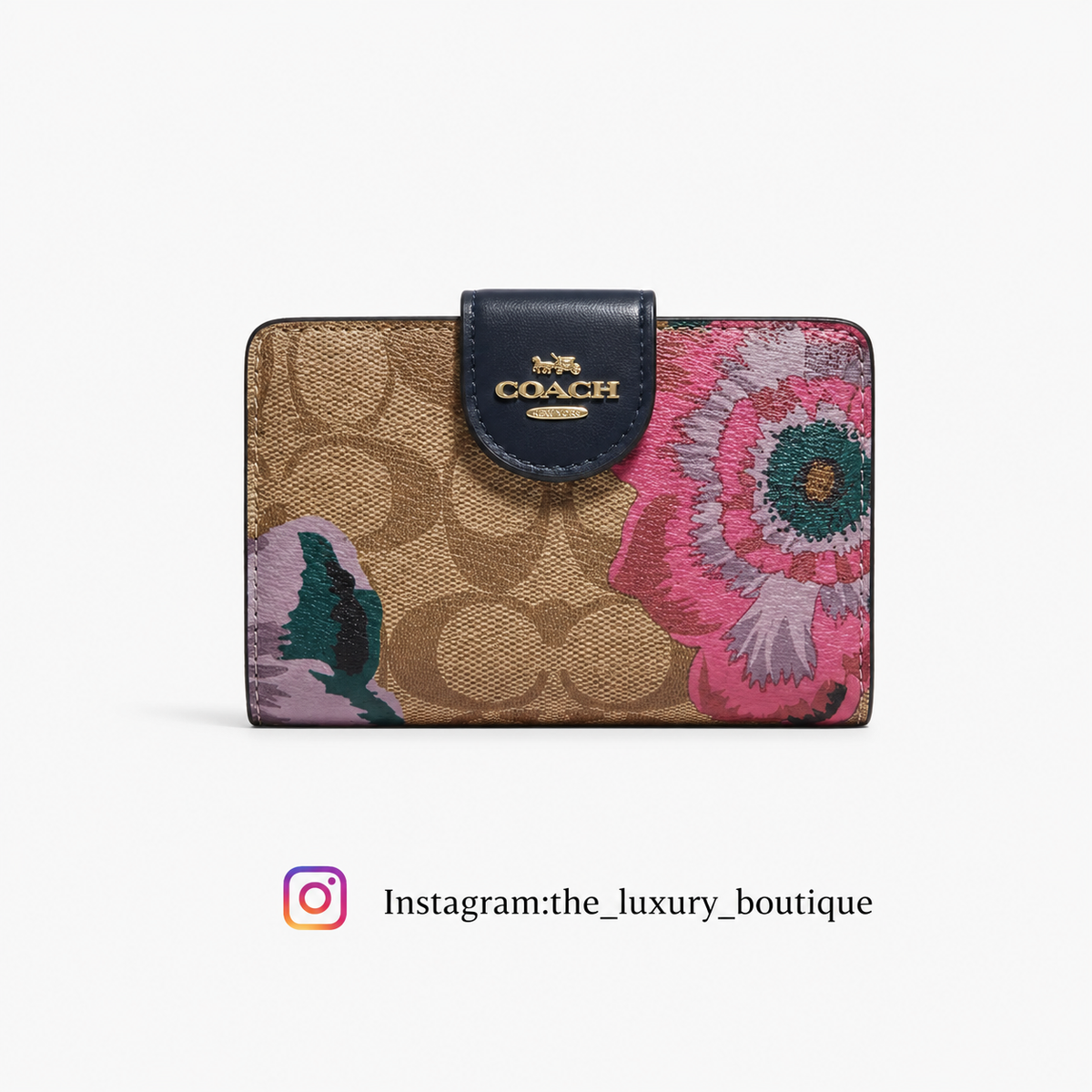 Medium Corner Zip Wallet In Signature (v2)