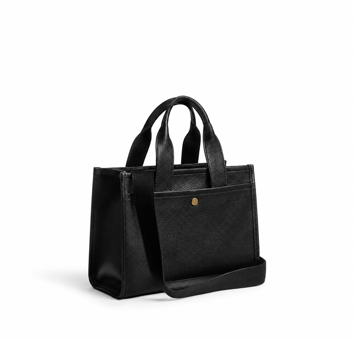 Coach Cargo Tote Bag 26 leather in black