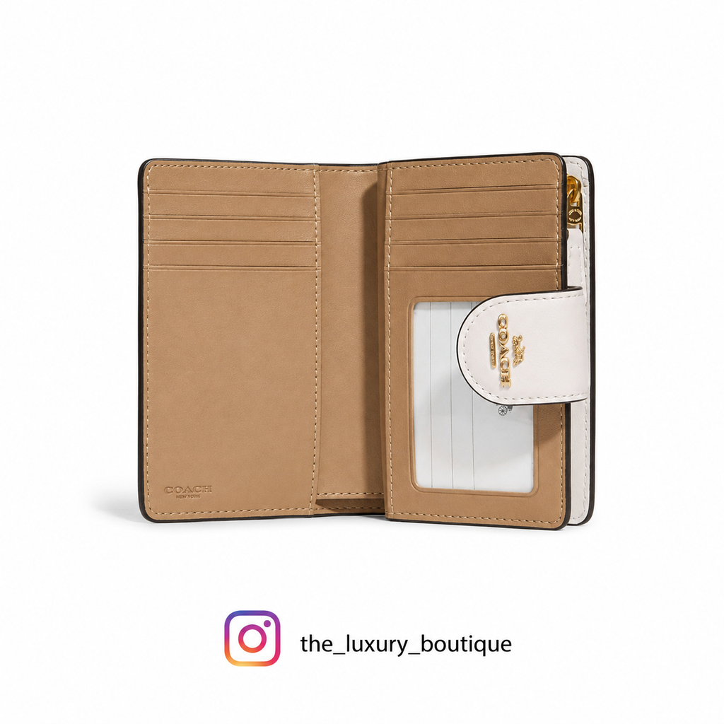 Medium Corner Zip Wallet In Signature