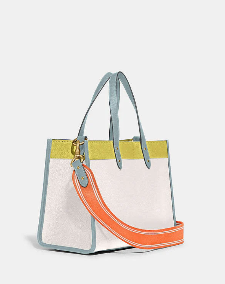 Field Tote 30 In Colorblock With Coach Badge - Style 2