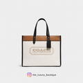 Field Tote 30 In Colorblock With Coach Badge - Style 1