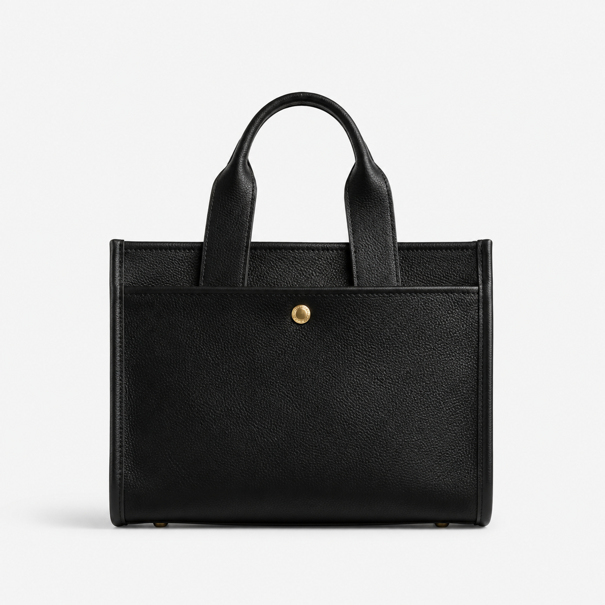 Coach Cargo Tote Bag 26 leather in black