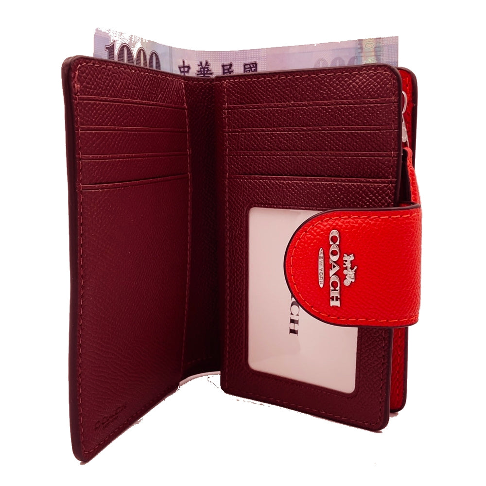 Medium Corner Zip Wallet In Signature (v3)
