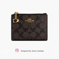 Coach bifold wallet brown black