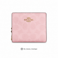 Coach snap wallet in powder pink (v2)