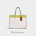 Field Tote 30 In Colorblock With Coach Badge - Style 2