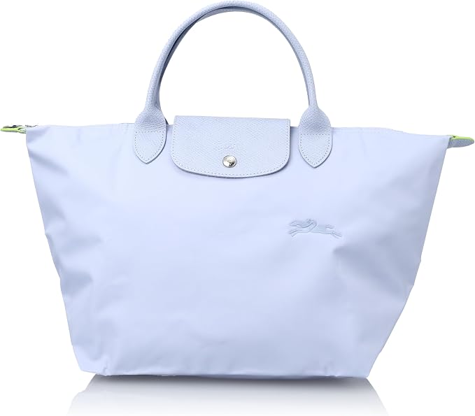 Longchamp Green Line Le Pliage Medium Size in Sky Blue