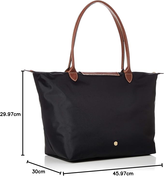 Longchamp Original Le Pliage Large Size in Black