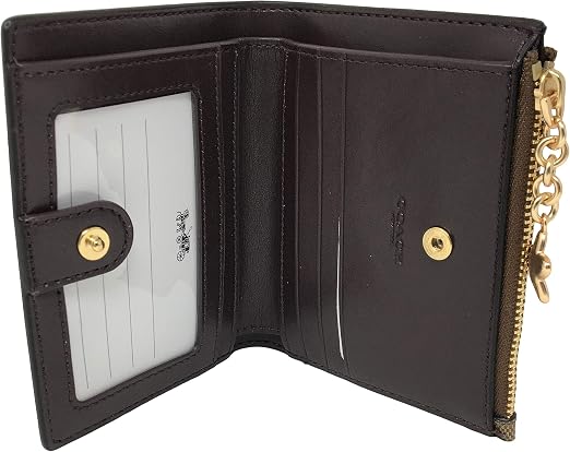 Coach bifold wallet with flowers
