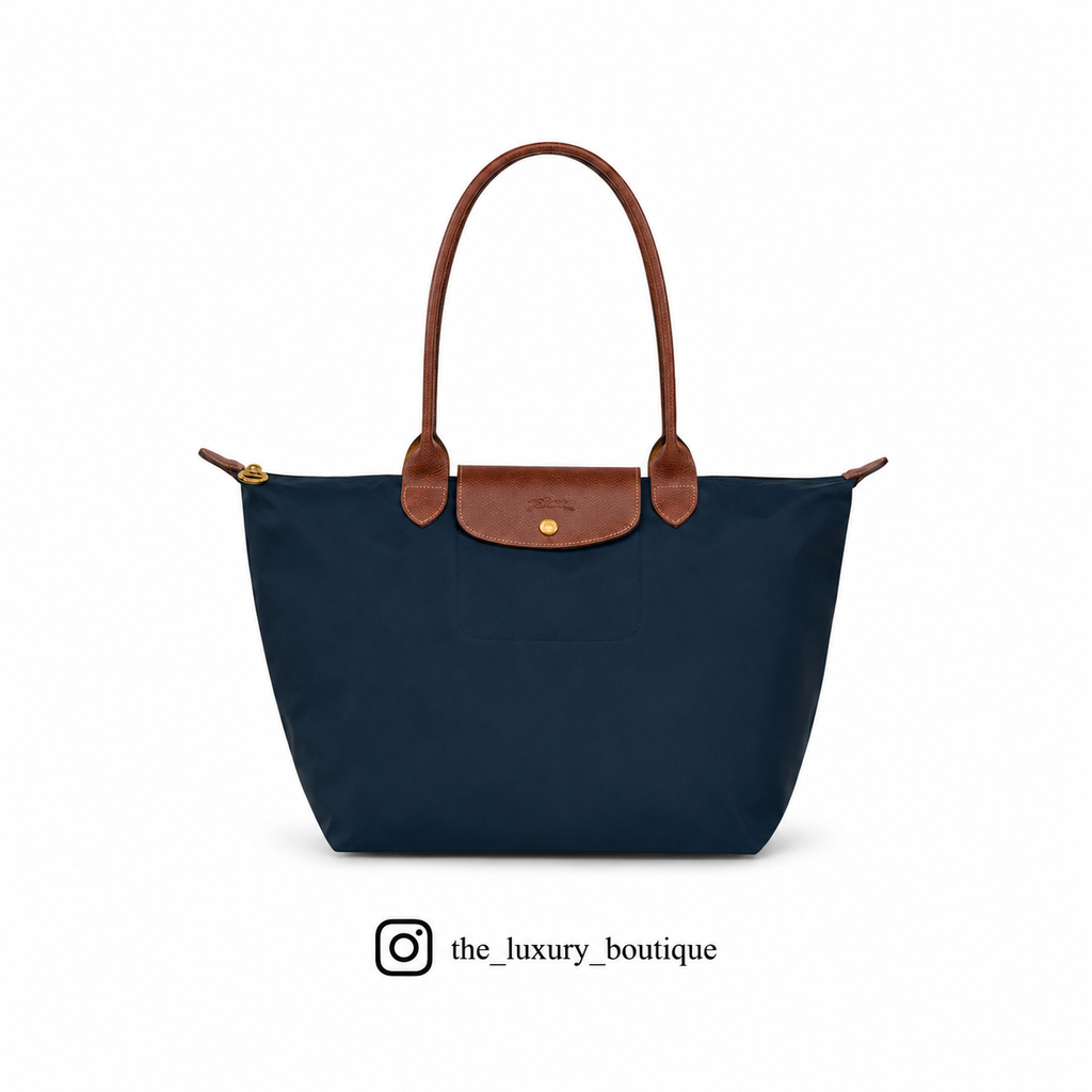 Longchamp Original Le Pliage Large Size in Navy