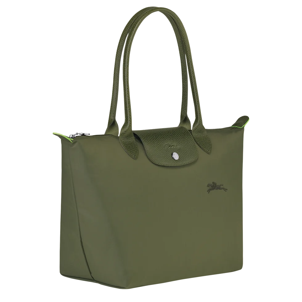 Longchamp Green Line Large Size in Olive