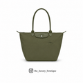 Longchamp Green Line Large Size in Olive