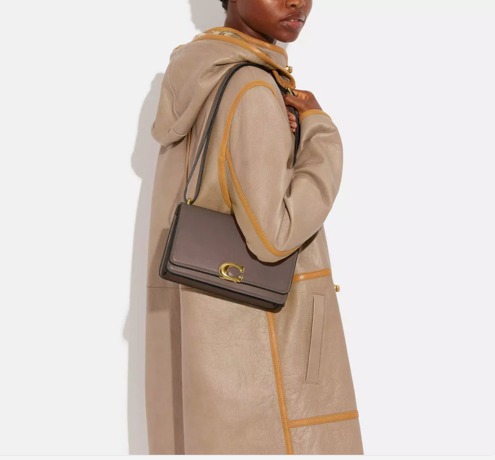 Coach Bandit Shoulder Bag in dark stone