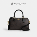Coach Rowan Satchel Bag In Signature Canvas