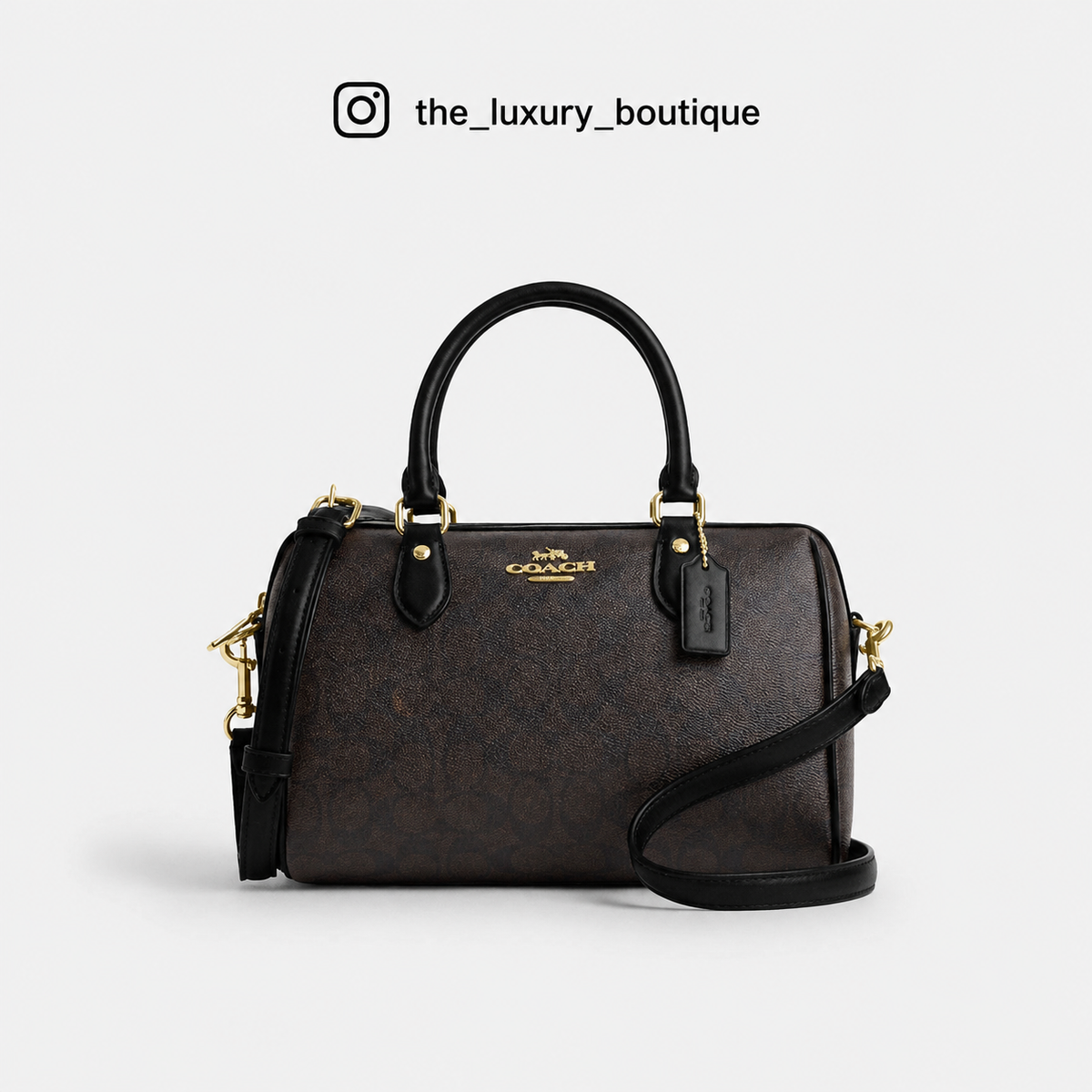 Coach Rowan Satchel Bag In Signature Canvas
