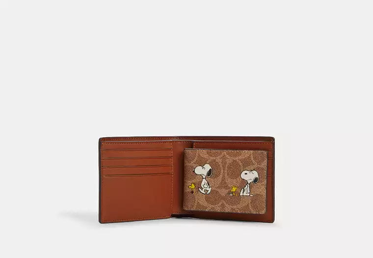 Coach Snap Wallet – Snoopy
