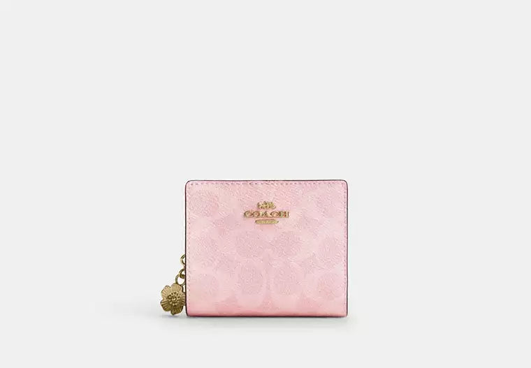Coach Snap Wallet – Powder Pink