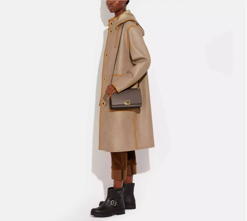 Coach Bandit Shoulder Bag in dark stone