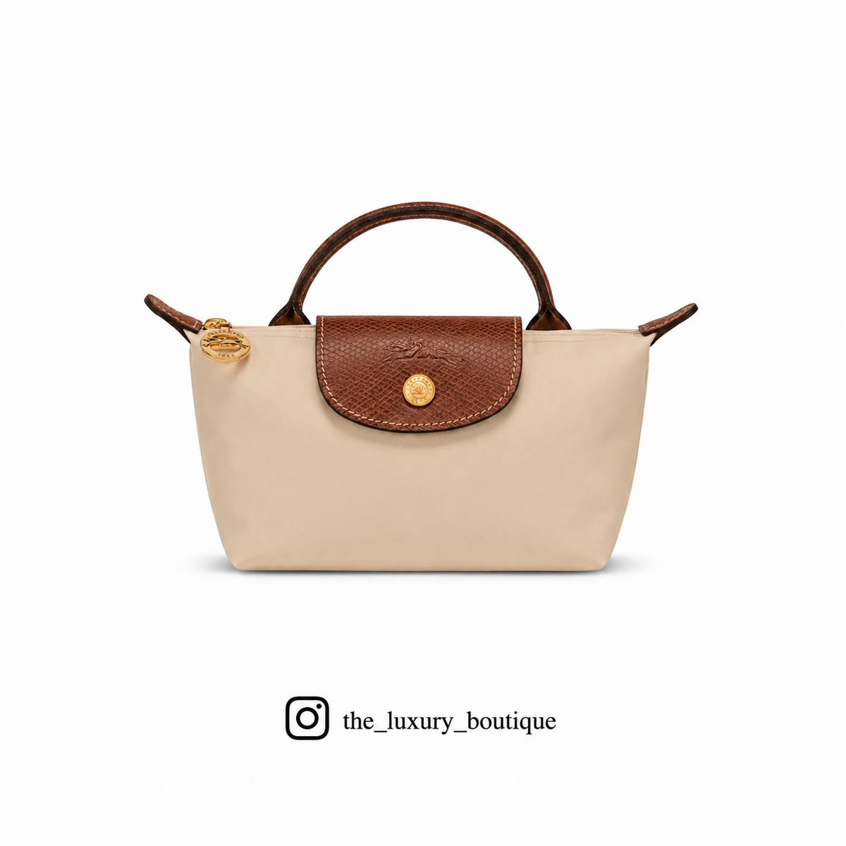 Longchamp Le Pliage Original Pouch in paper
