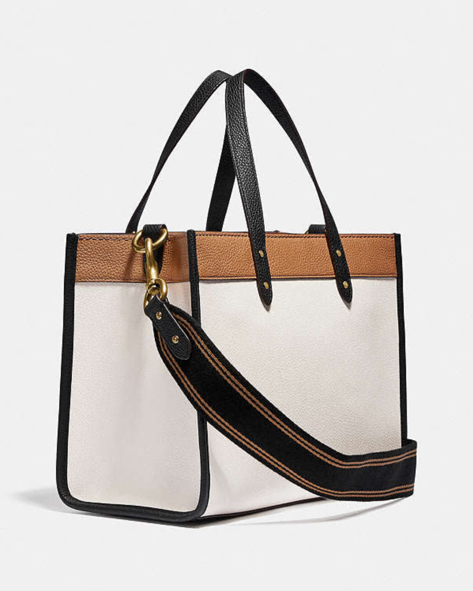 Field Tote 30 In Colorblock With Coach Badge - Style 1
