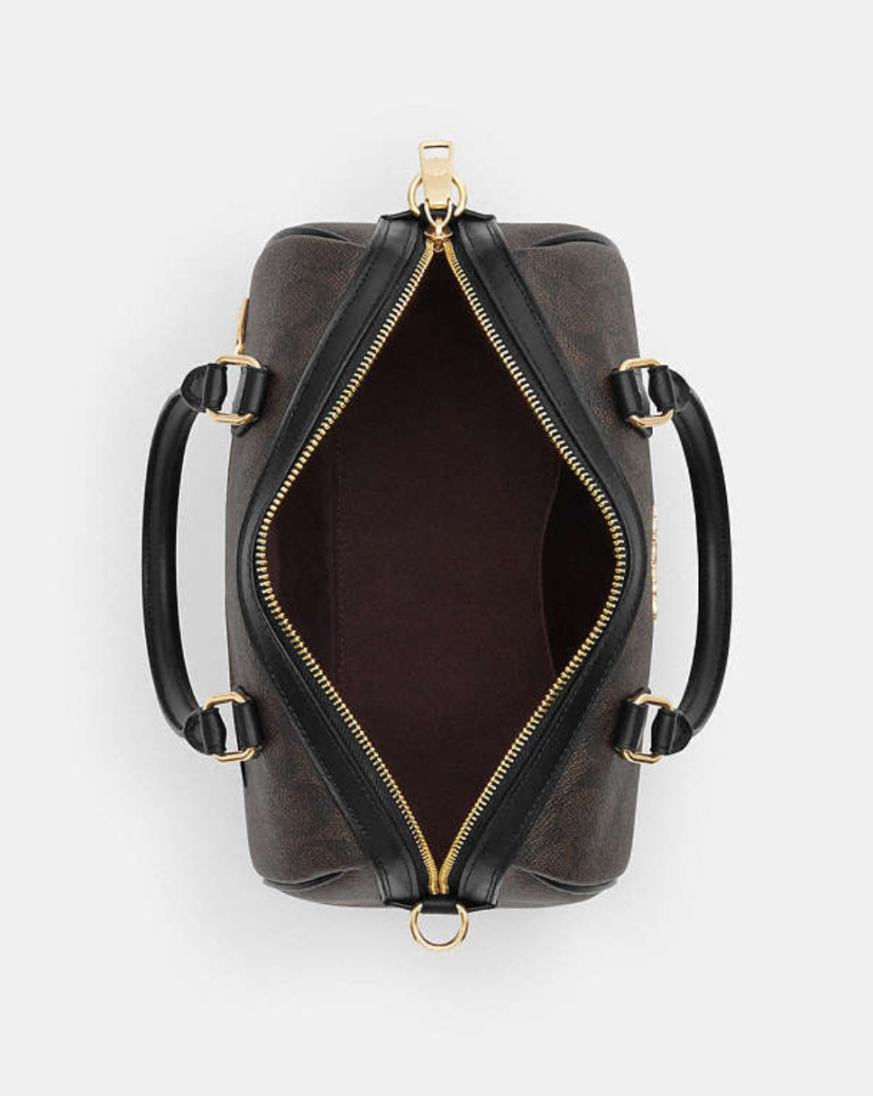 Coach Rowan Satchel Bag In Signature Canvas