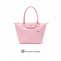 Longchamp Green Line Medium Size in Baby Pink