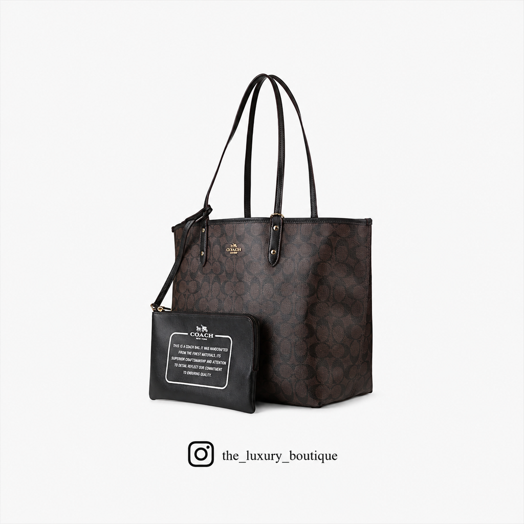 Coach Reversible City Tote Handbag