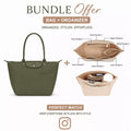 The Perfect Olive Longchamp Bundle Medium size