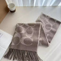 Greyish coach scarf